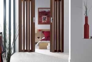 Interior doors-accordion: features and advantages (22 photos)