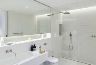 Interior design of a bathroom of 5 sq. m. (50 photos)