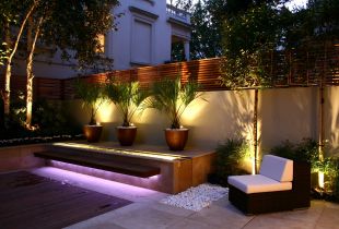 Decorative outdoor garden lighting - create the right effect (19 photos)