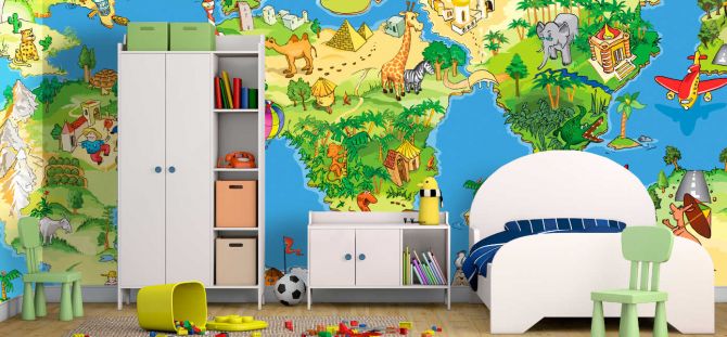 Fairy murals for children’s room: fantasy world (28 photos)