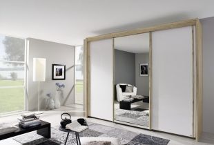 Sliding wardrobes in an interior of the apartment or house (50 photos)