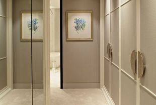 Corridor design with cabinets