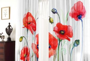 Photocurtains in the interior: the main types (24 photos)