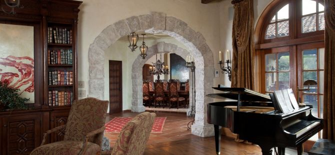 What interior arches are most often found in the interior? (55 photos)