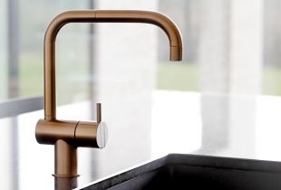 Bronze faucet: classic motifs in the interior (24 photos)