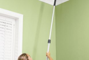 Self-painting the ceiling without streaks: simple technology