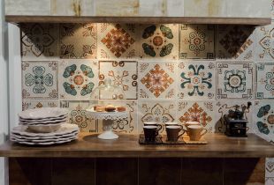 Tile patchwork - a bright touch in a modern interior (35 photos)