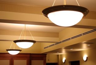 Ceiling lights in the interior (25 photos)