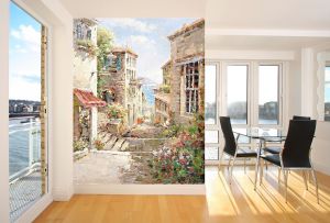 Стенописи в интериора (18 снимки): декоративен дизайн и дизайн на помещенията