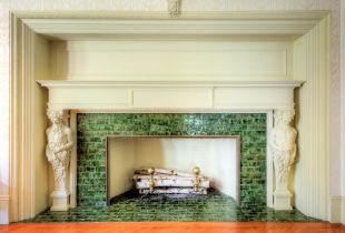 Fireplace tile: rules for choosing the right material (33 photos)