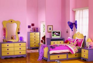 DIY kids room design for a girl