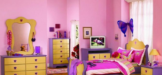 DIY kids room design for a girl