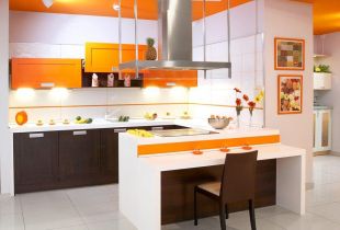 Orange cuisine (40 photos): beautiful decoration and color combinations