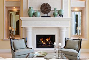 Fireplace decor: interesting ideas (30 photos)