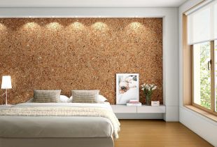 Cork wallpaper in the interior (19 photos): eco-friendly room decoration