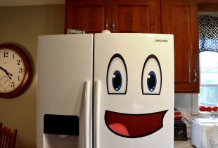 3 ways to decorate the refrigerator (28 photos)