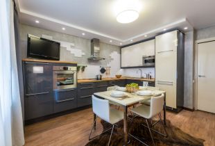 Kitchen design 9 sq. m: symbiosis of functionality and comfort (59 photos)