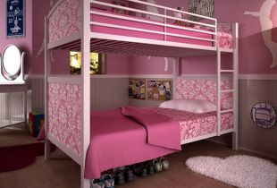 The interior of the children's room for girls: design features