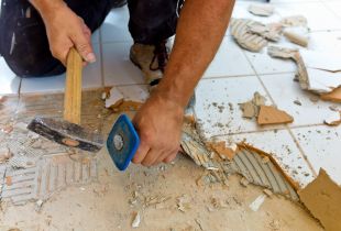 How to quickly remove a tile without damaging it