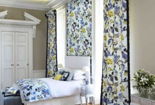 Curtains with a pattern - a bright and stylish decor of the room (25 photos)