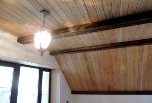 Lining ceiling: design features (24 photos)