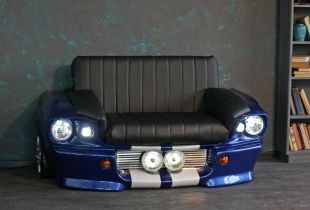 Sofa - “car”: driving home comfort (20 photos)