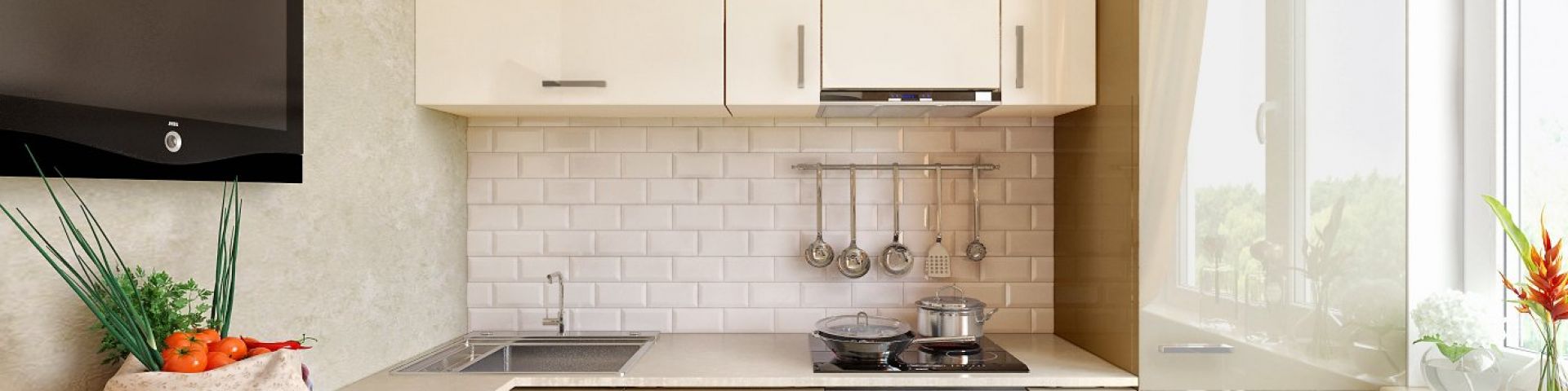 Dapur kecil 6 sq.m: rahsia susunan yang mudah dan bergaya (56 foto)