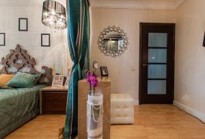 Зонирането с завеси е лесен инструмент за радикална трансформация на стаята (92 снимки)