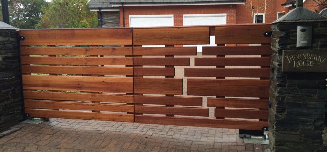 Wooden gate: beautiful, reliable and affordable (23 photos)