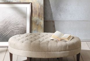 Pouf in the hallway - stylish and functional (25 photos)