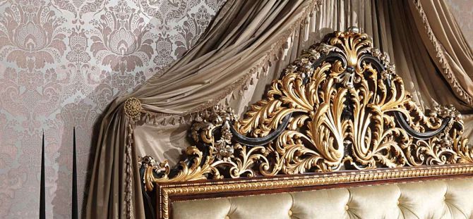 Carved wooden beds: we have a royal rest (24 photos)