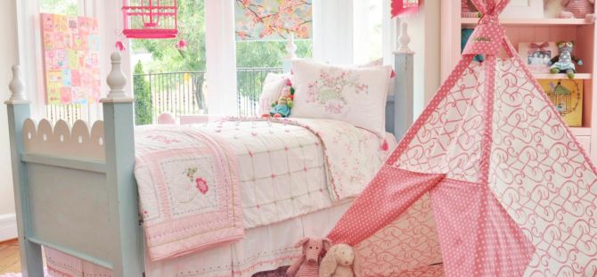 Children's room in pink: girl's paradise (31 photos)