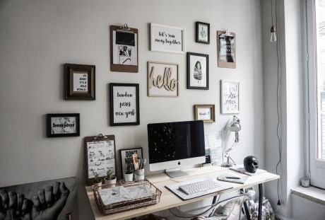 Equipamos el lugar de trabajo en casa: los secretos de organizar el espacio (77 fotos)