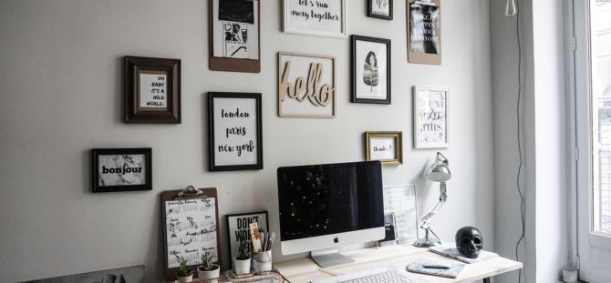 We equip the workplace at home: the secrets of organizing space (77 photos)