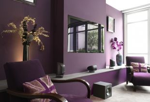 Lilac color in the interior (34 photos): fashionable shades and combinations