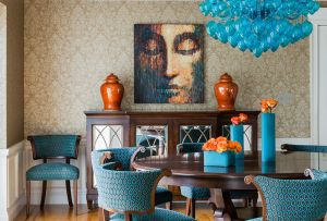 Kuning kertas dinding: semua aspek keanggunan (28 foto)