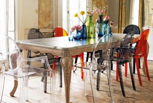 Transparent chairs in the home decor - weightless originality (36 photos)