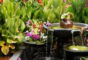 Decorative fountains for a summer residence - suburban aesthetics (29 photos)
