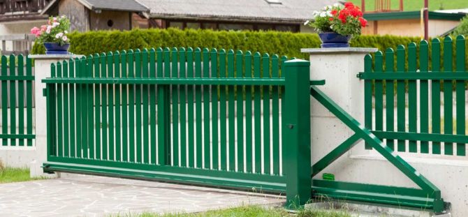 How to paint the gate: the choice of paint and technology