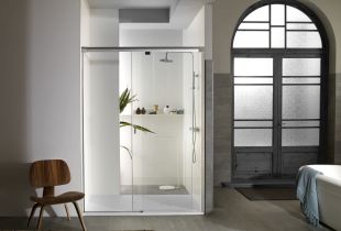 Design of a shower without a pallet: practical and stylish (53 photos)