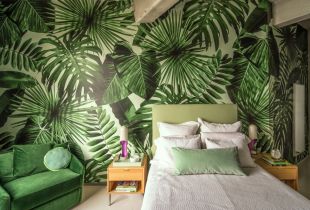 Wallpaper hijau - penyelesaian yang sempurna untuk mana-mana pedalaman (36 foto)