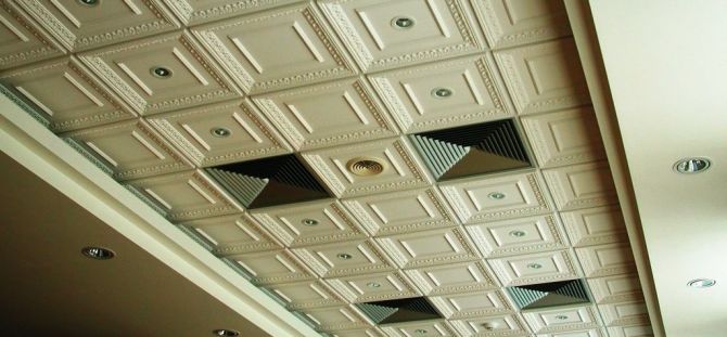 Armstrong ceiling in the interior of the premises - American quality (28 photos)