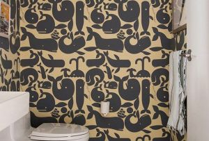 Wallpaper tandas: kombinasi yang menarik