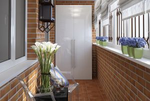 Гардероб на балкона: видове дизайн и дизайн (28 снимки)