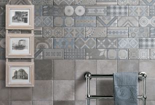 Gray tile in the interior of the premises: the harmony of a new color (27 photos)