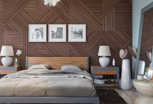 Solid walnut bed: attractive texture of natural breeds (27 photos)