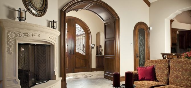 Door slopes: design rules (22 photos)