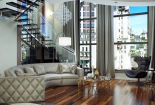 Interior of a two-level apartment (52 photos): beautiful design and layout