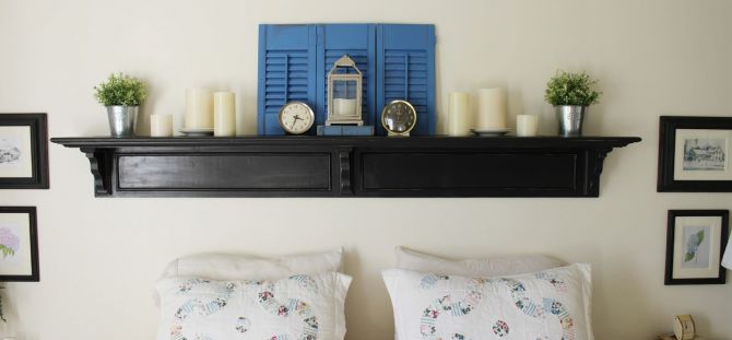 Empowering the bedroom: which shelves above the bed are particularly successful? (27 photo)