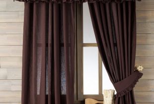 Curtains wenge: elegant simplicity (20 photos)